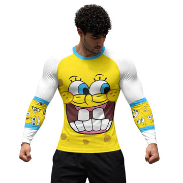 SpongeBob Troll Face Rash Guard