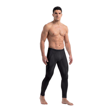  Super Man Black Men's Compression Leggings