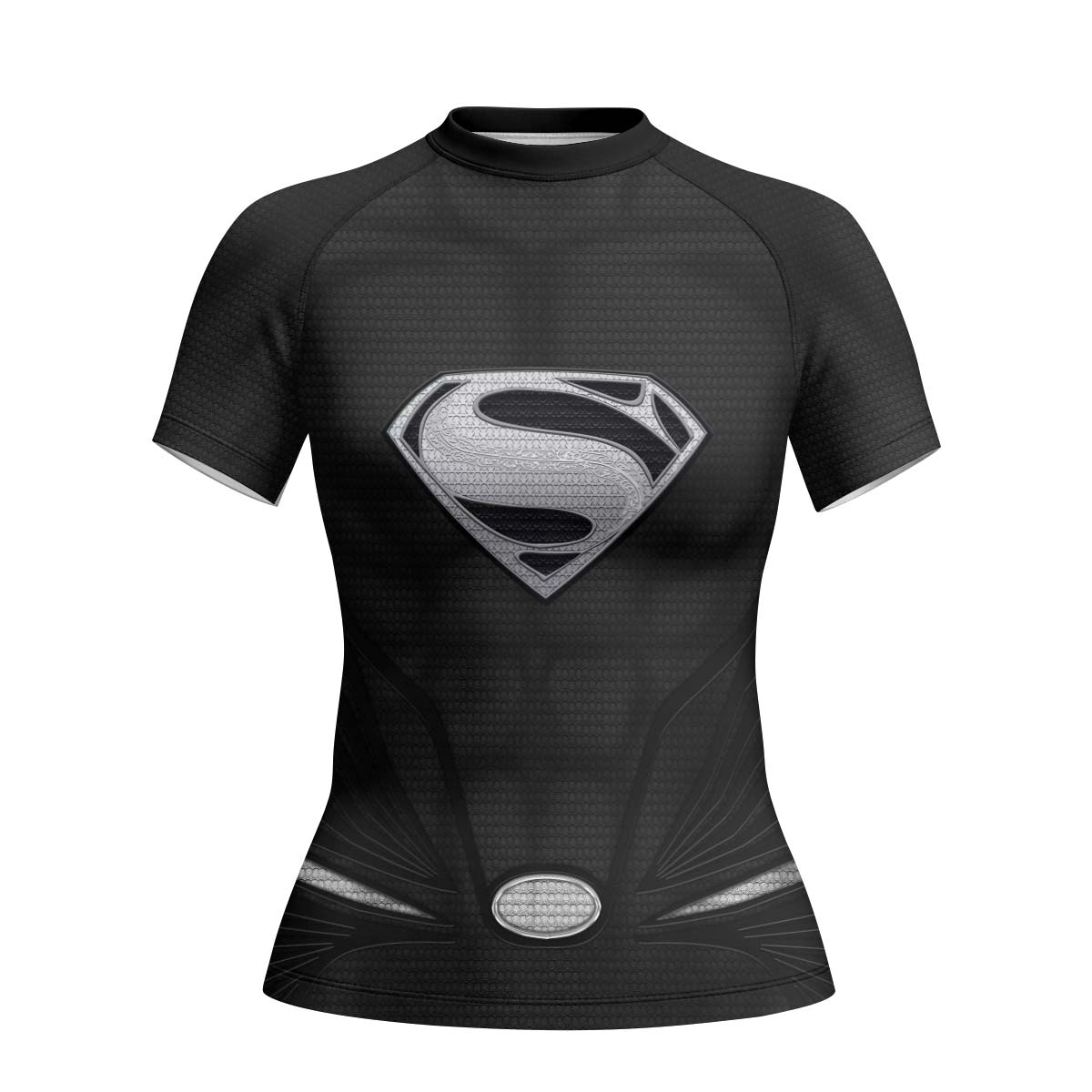 Super Man Black Rash Guard