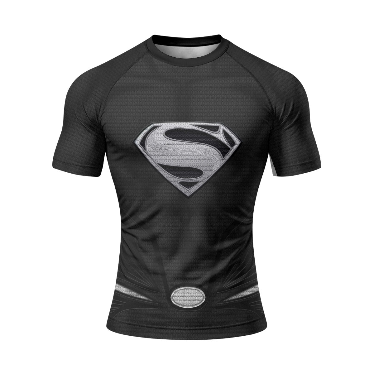 Super Man Black Rash Guard