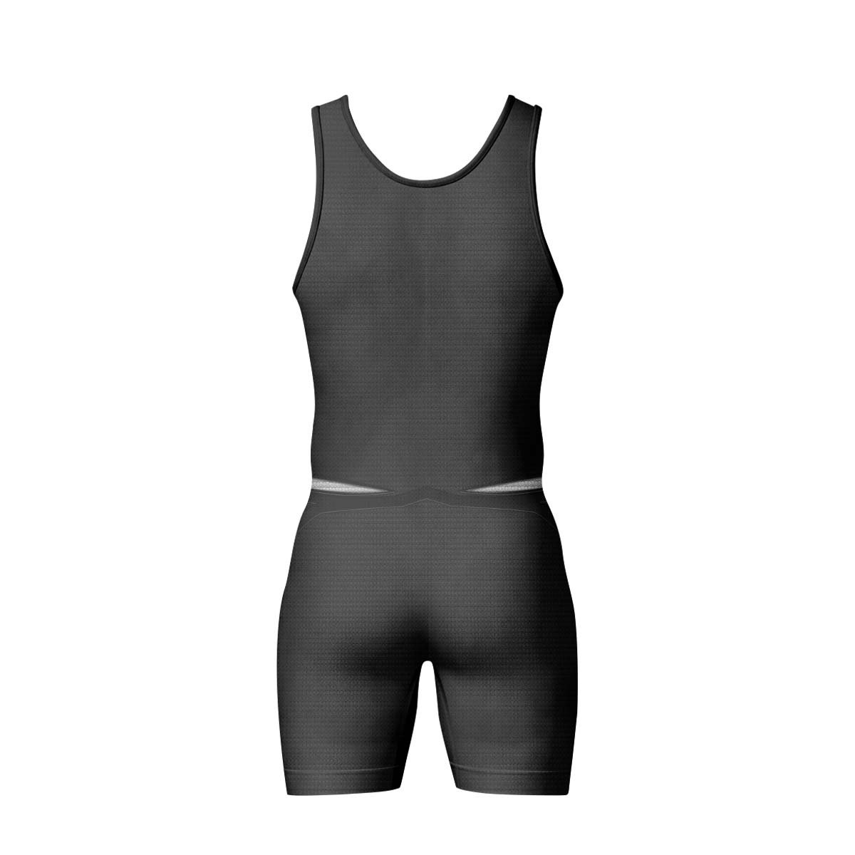 Super Man Black Wrestling Singlet