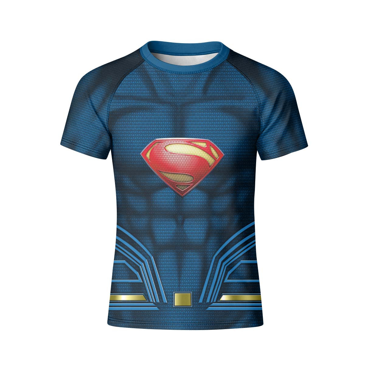 Super Man Blue Kid Rash Guard