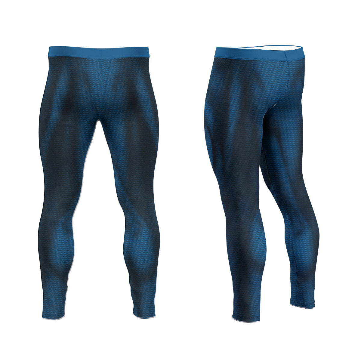 Super Man Blue Men's Compression Leggings