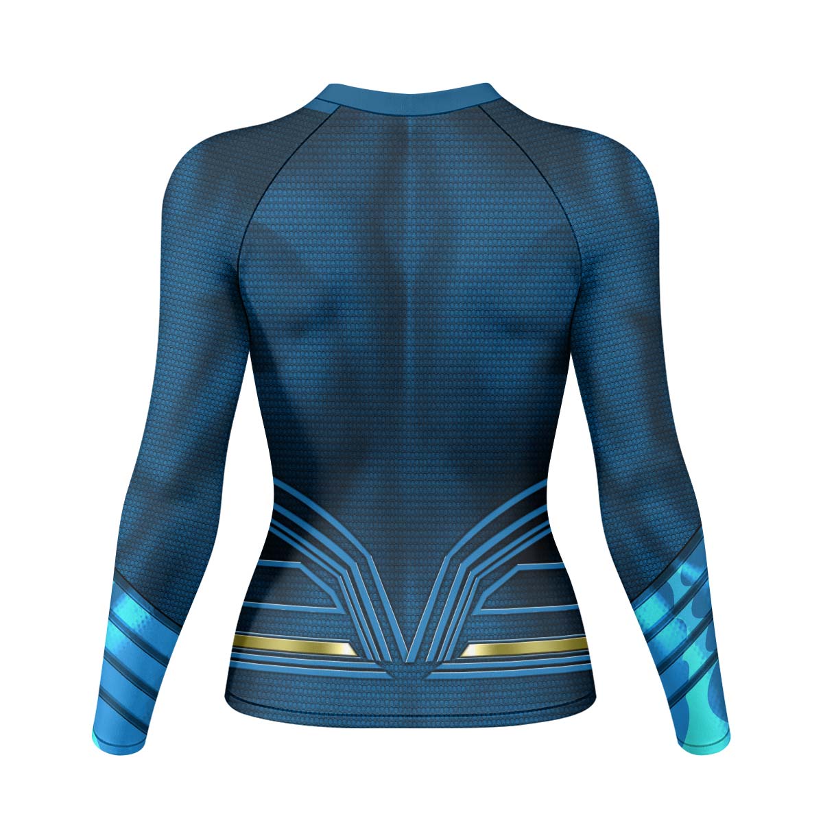 Super Man Blue Rash Guard