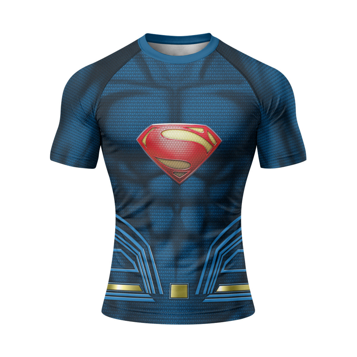 Super Man Blue Rash Guard