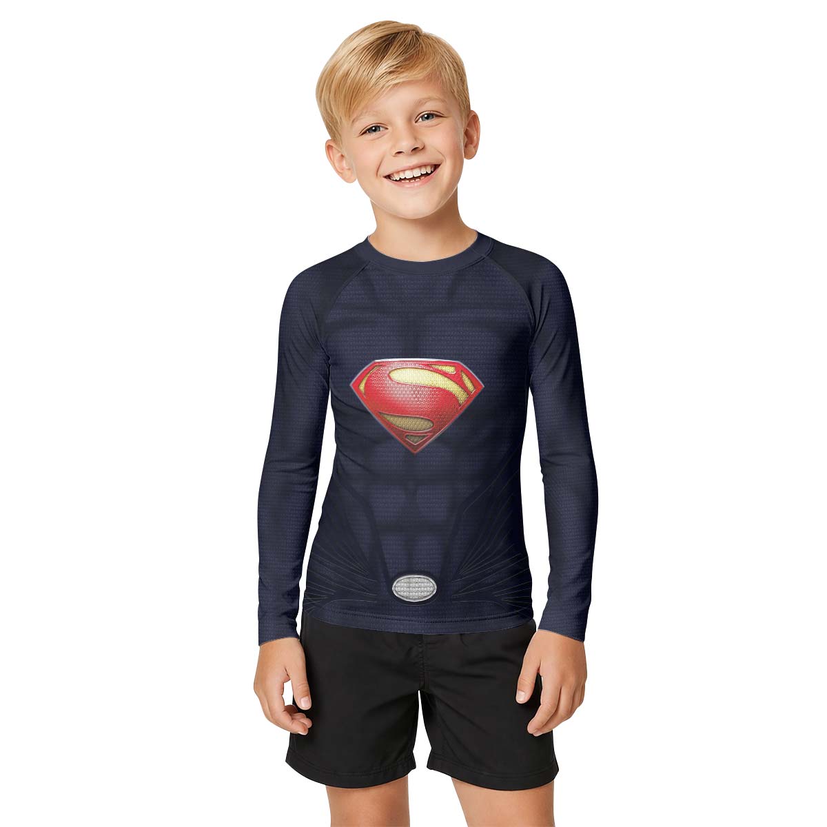 Super Man Kid Rash Guard