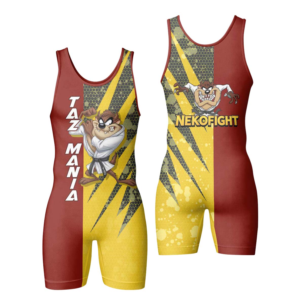  Taz Mania Wrestling Singlet