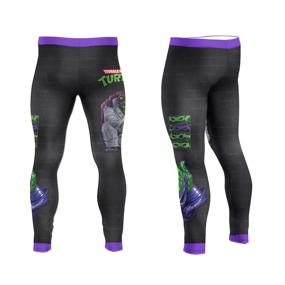  Teen Mutant Ninja Turtle Donatello Men's Compression Leggings