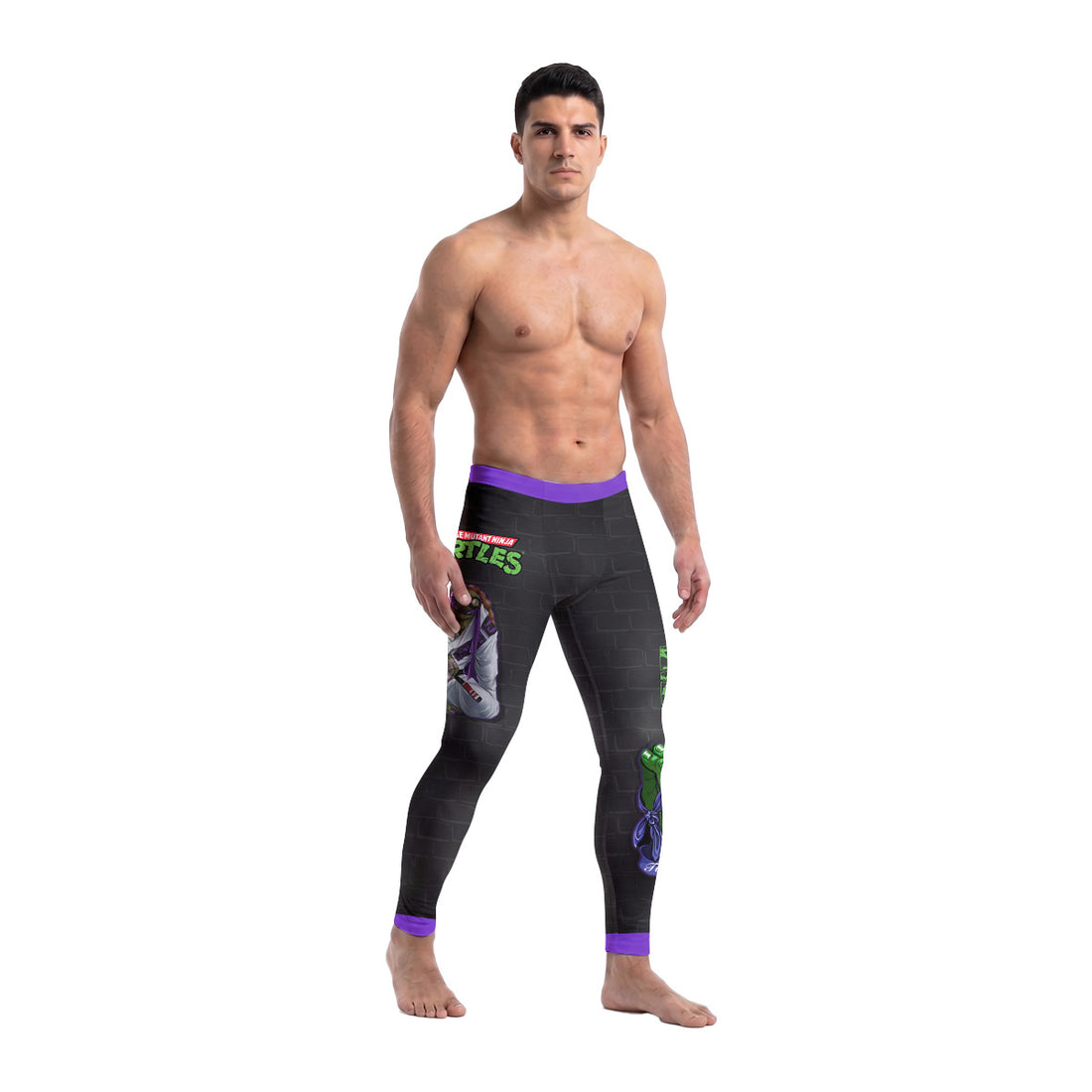  Teen Mutant Ninja Turtle Donatello Men's Compression Leggings