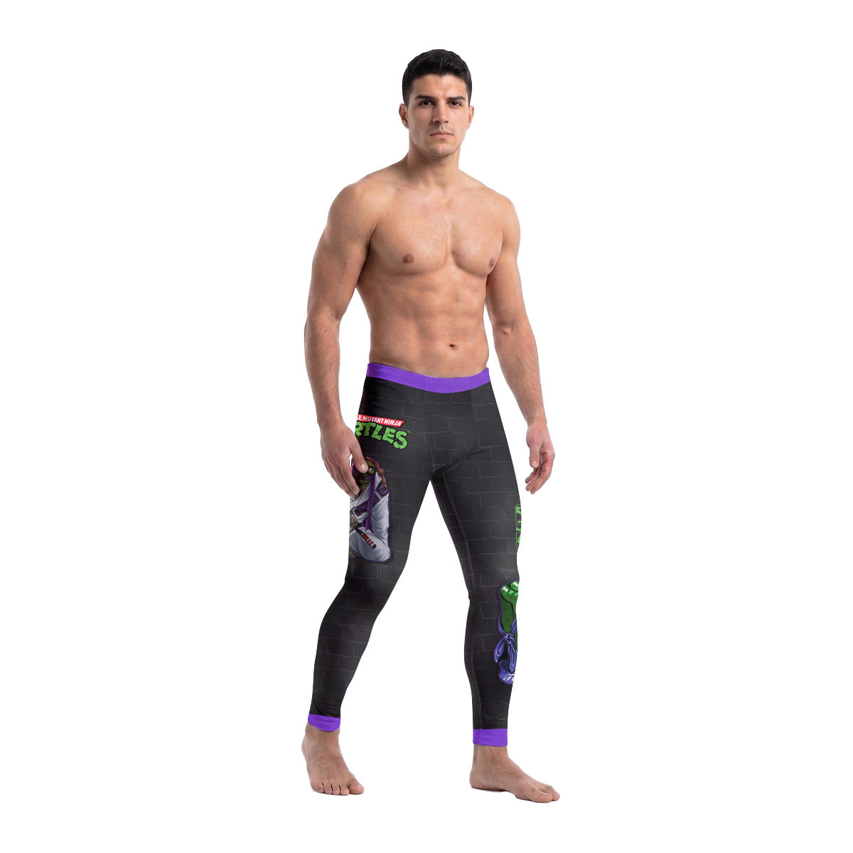 Teen Mutant Ninja Turtle Donatello Men's Compression Leggings