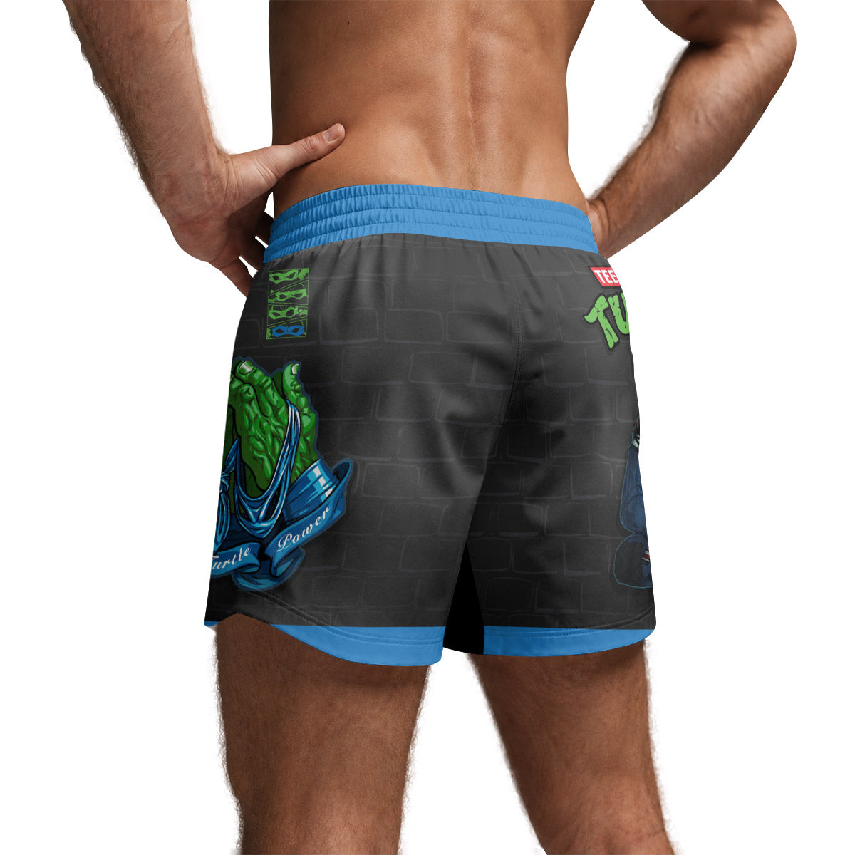 Teen Mutant Ninja Turtle Leonardo Grappling Shorts