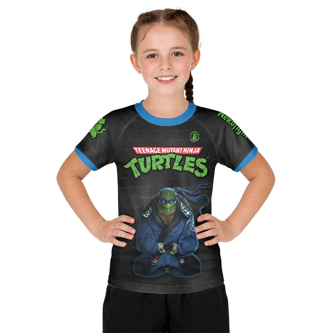 Teen Mutant Ninja Turtle Leonardo Kid Rash Guard