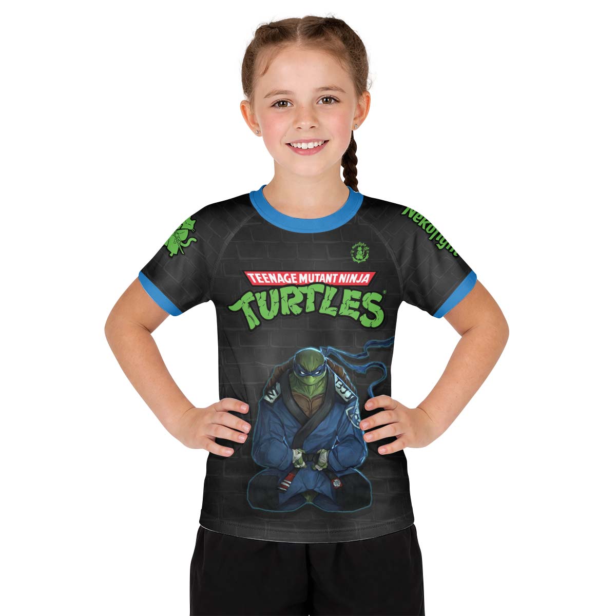 Teen Mutant Ninja Turtle Leonardo Kid Rash Guard