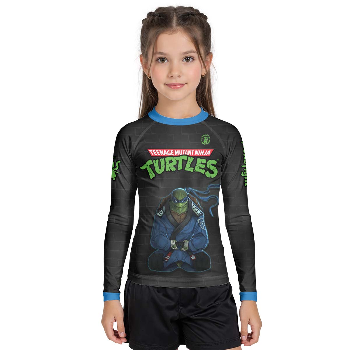Teen Mutant Ninja Turtle Leonardo Kid Rash Guard