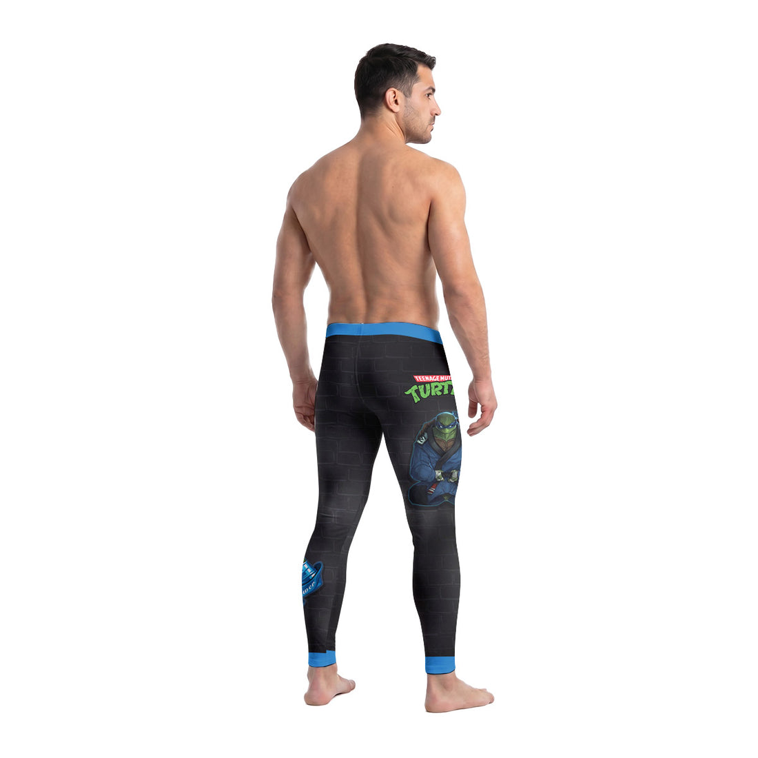  Teen Mutant Ninja Turtle Leonardo Men's Compression Leggings