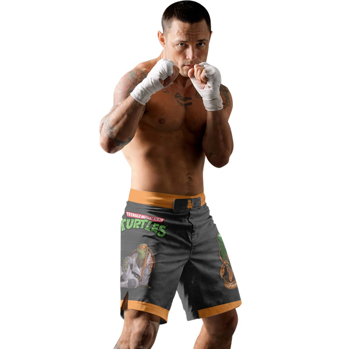 Teen Mutant Ninja Turtle Michelangelo Fight Shorts