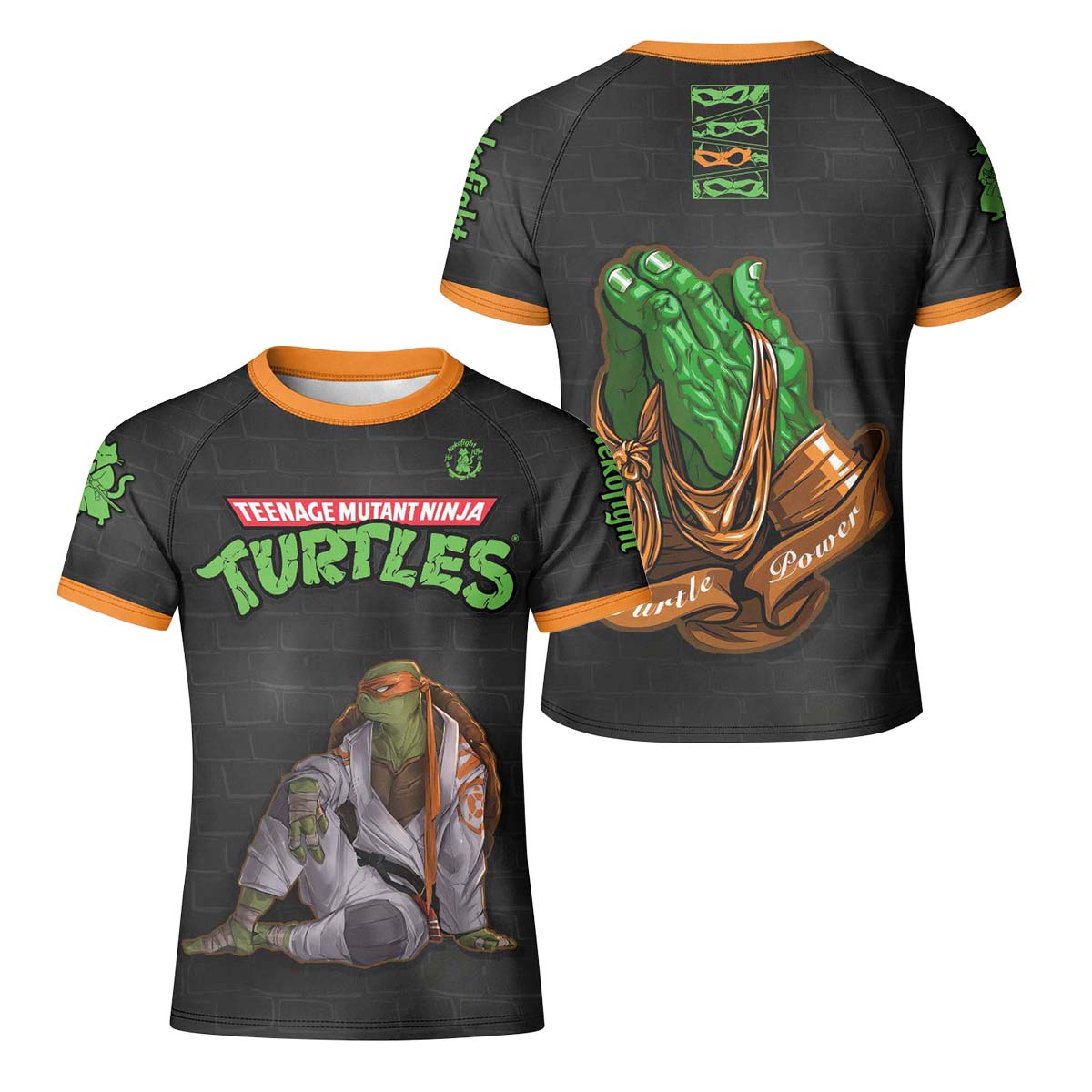Teen Mutant Ninja Turtle Michelangelo Kid Rash Guard