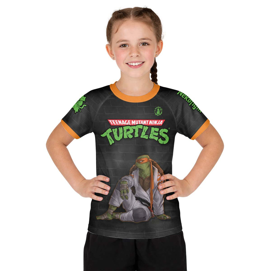 Teen Mutant Ninja Turtle Michelangelo Kid Rash Guard