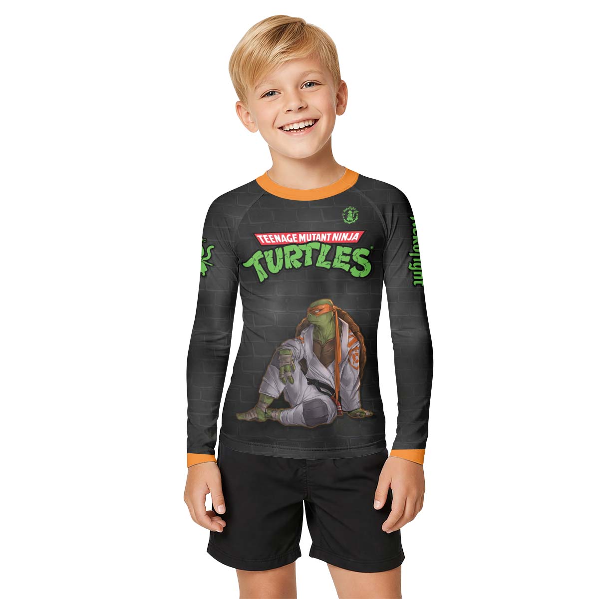 Teen Mutant Ninja Turtle Michelangelo Kid Rash Guard