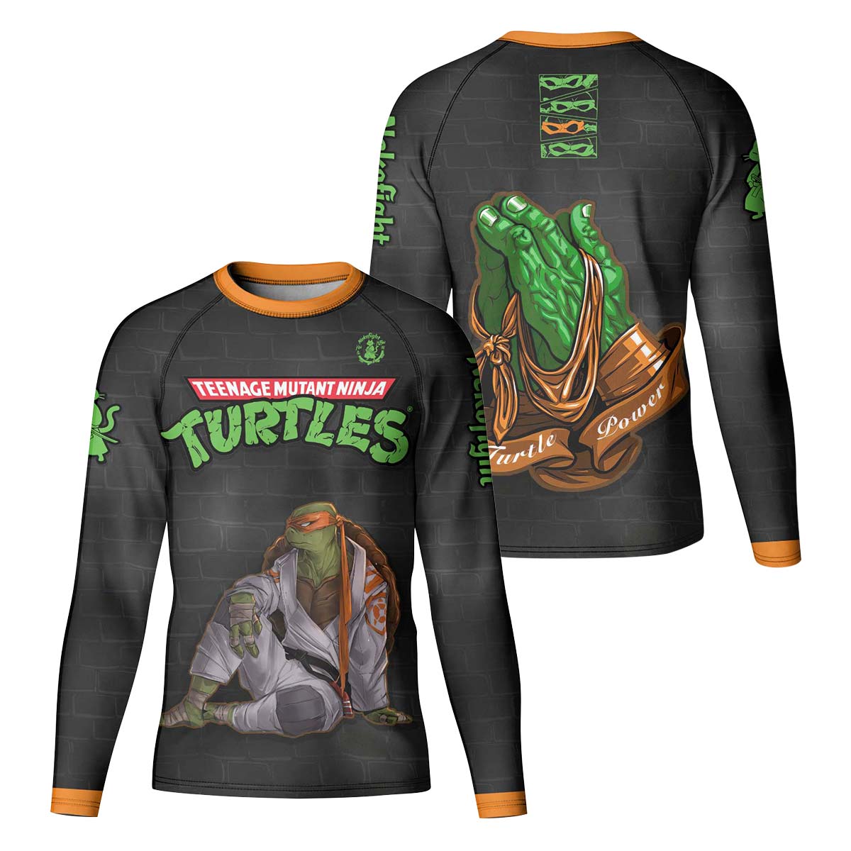 Teen Mutant Ninja Turtle Michelangelo Kid Rash Guard