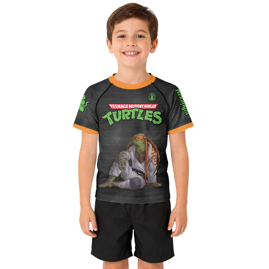 Teen Mutant Ninja Turtle Michelangelo Kid Rash Guard