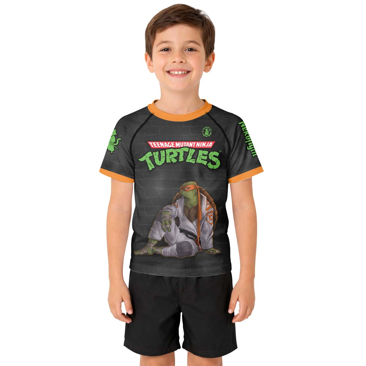 Teen Mutant Ninja Turtle Michelangelo Kid Rash Guard