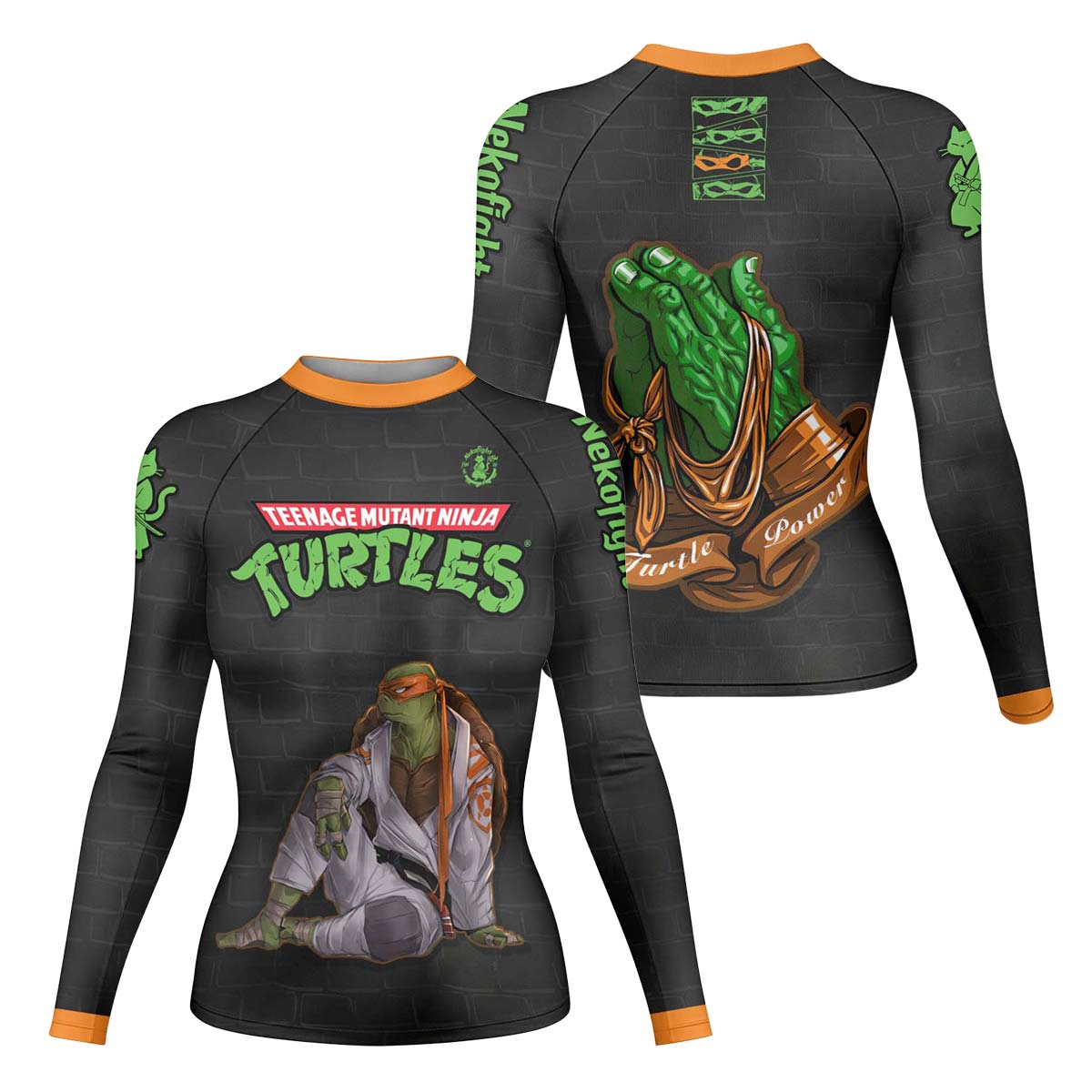 Teen Mutant Ninja Turtle Michelangelo Rash Guard