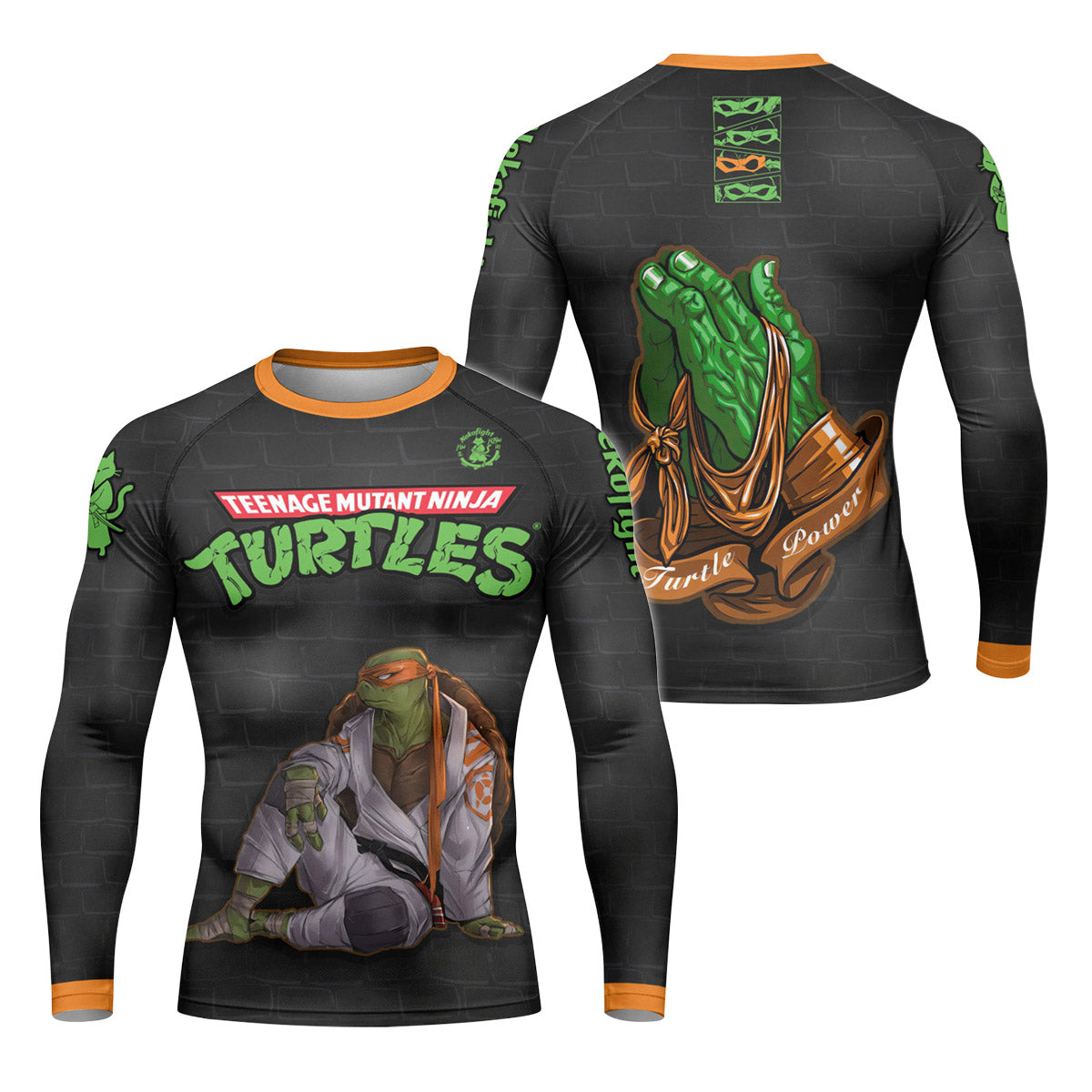 Teen Mutant Ninja Turtle Michelangelo Rash Guard