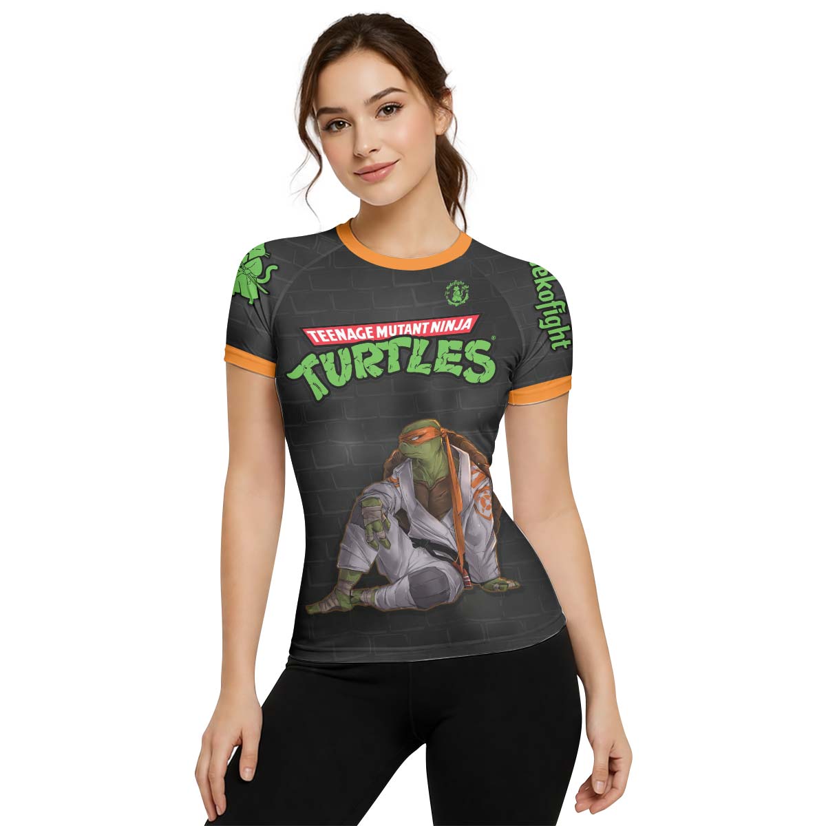 Teen Mutant Ninja Turtle Michelangelo Rash Guard