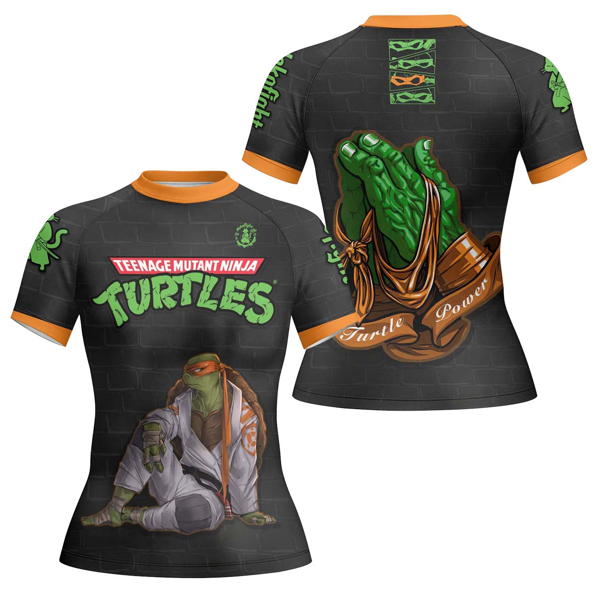 Teen Mutant Ninja Turtle Michelangelo Rash Guard