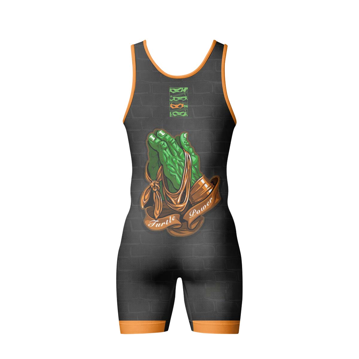 Teen Mutant Ninja Turtle Michelangelo Wrestling Singlet