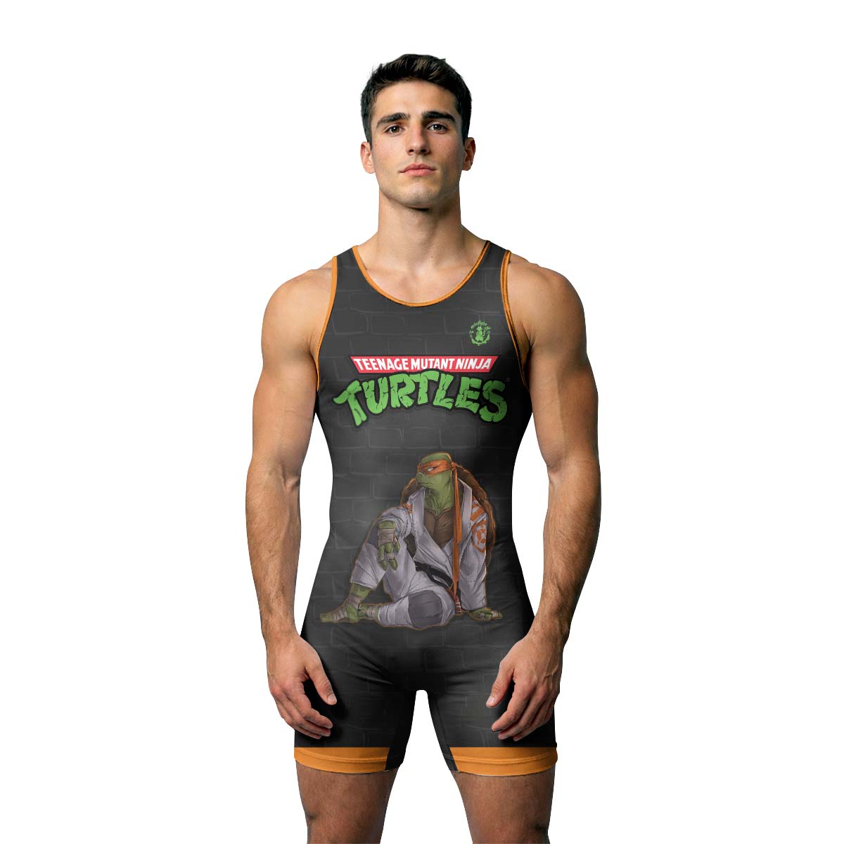 Teen Mutant Ninja Turtle Michelangelo Wrestling Singlet