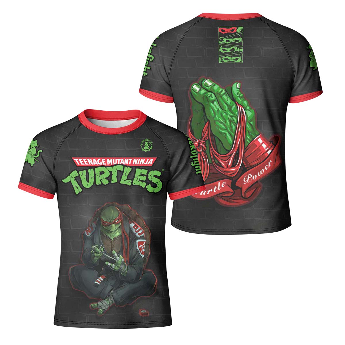 Teen Mutant Ninja Turtle Raphael Kid Rash Guard