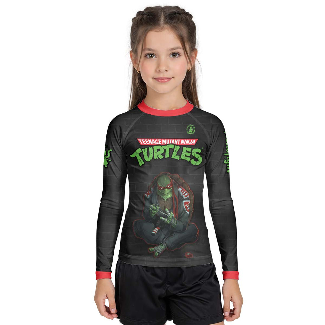 Teen Mutant Ninja Turtle Raphael Kid Rash Guard