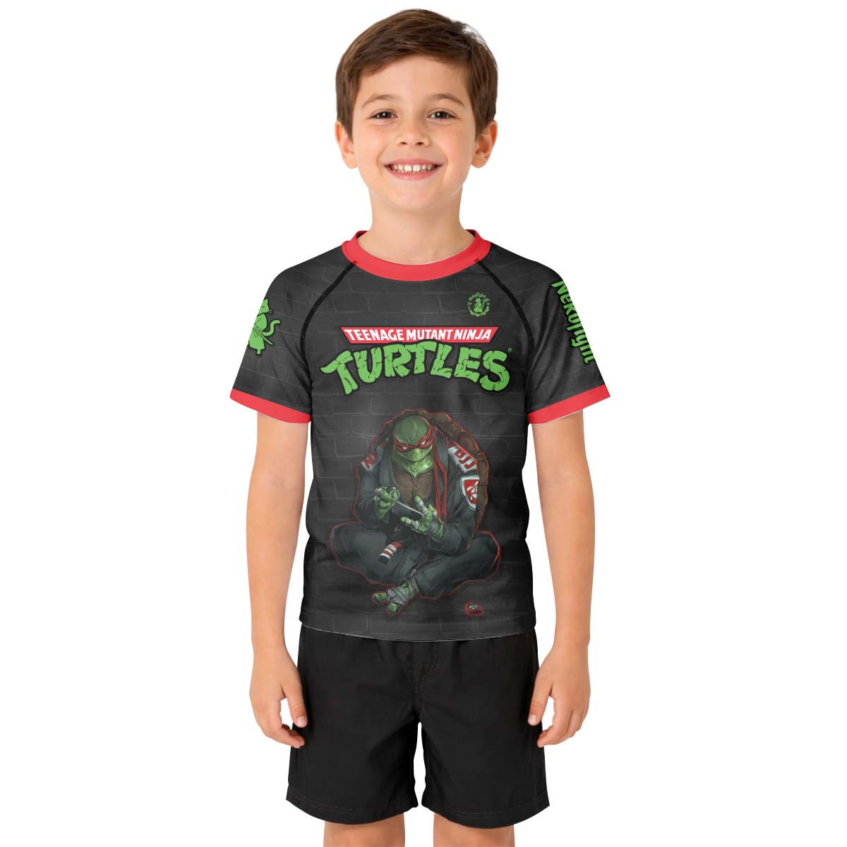 Teen Mutant Ninja Turtle Raphael Kid Rash Guard