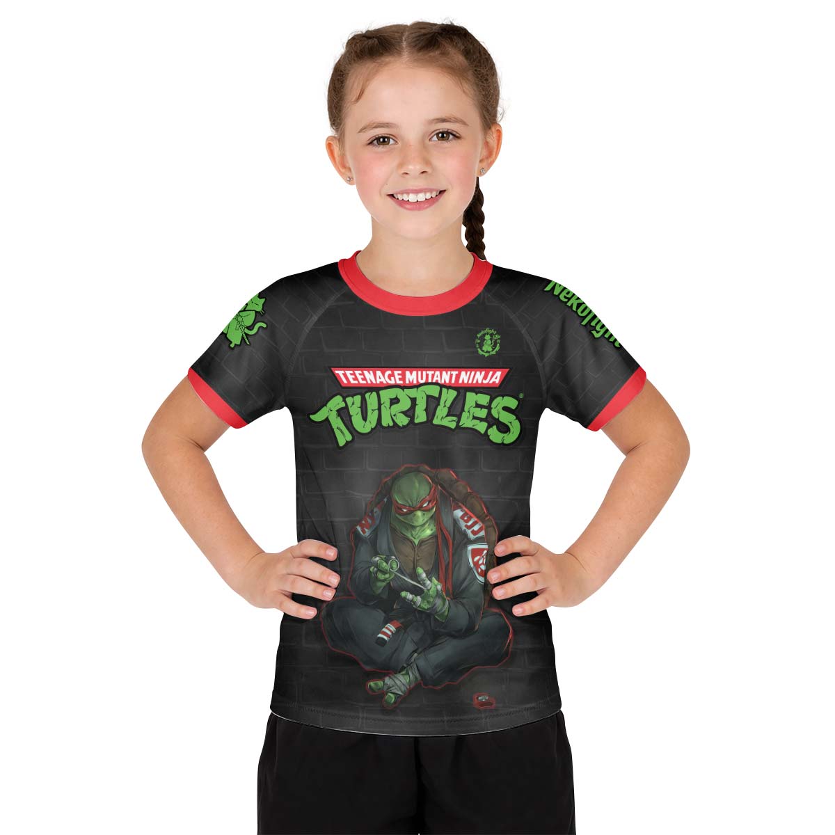 Teen Mutant Ninja Turtle Raphael Kid Rash Guard