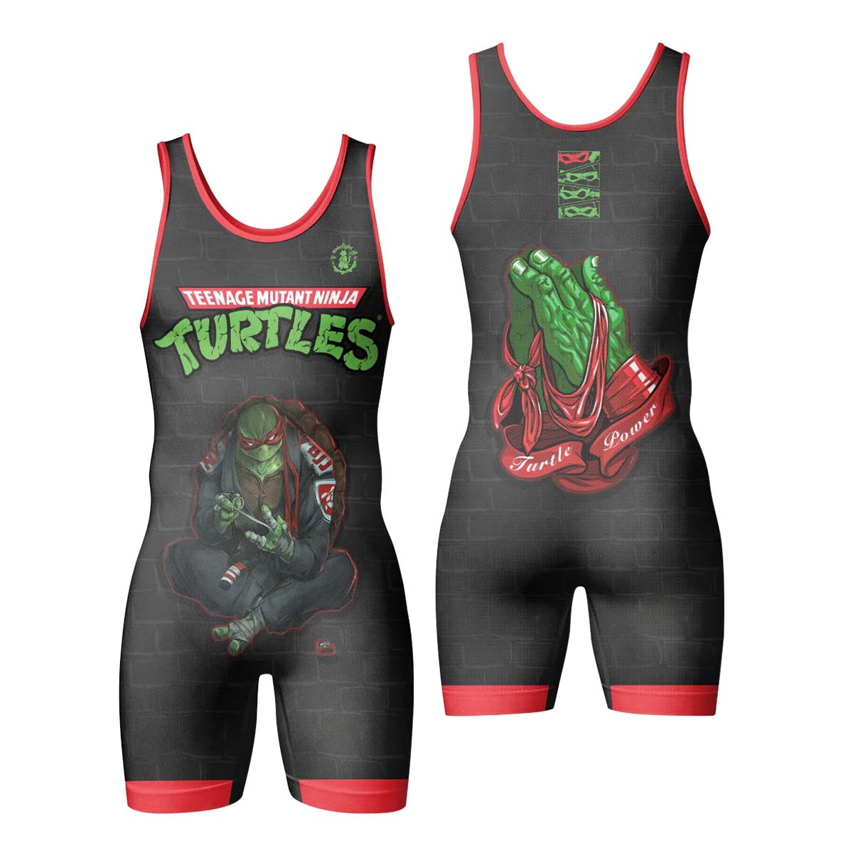 Teen Mutant Ninja Turtle Raphael Wrestling Singlet