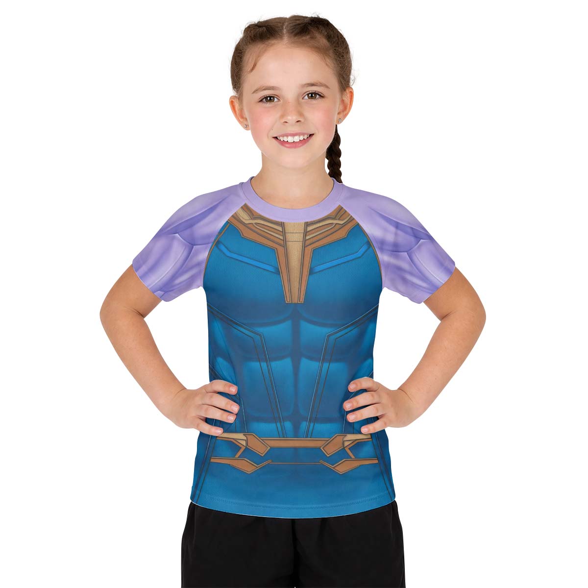 Thanos Cosplay Kid Rash Guard