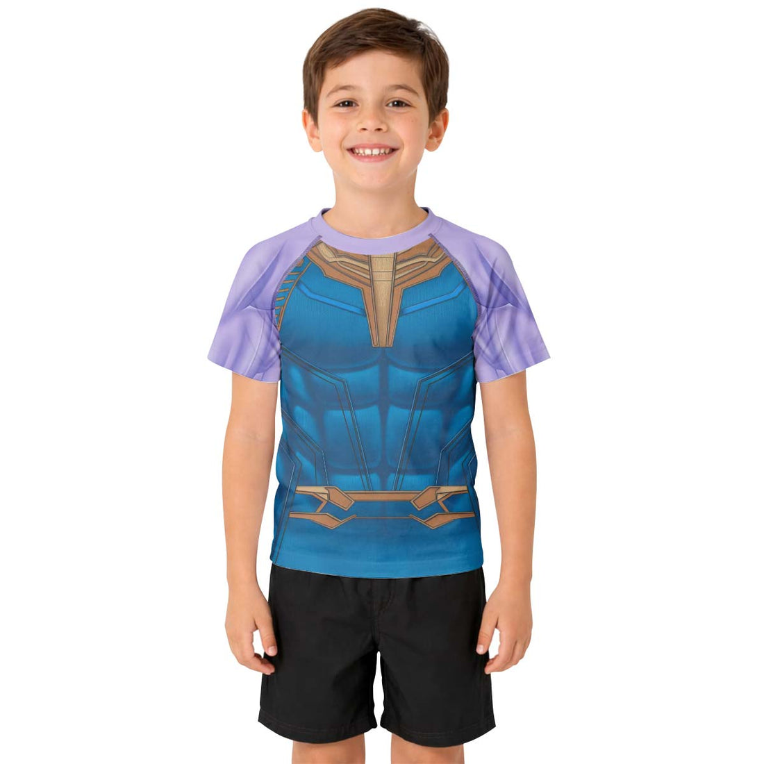 Thanos Cosplay Kid Rash Guard