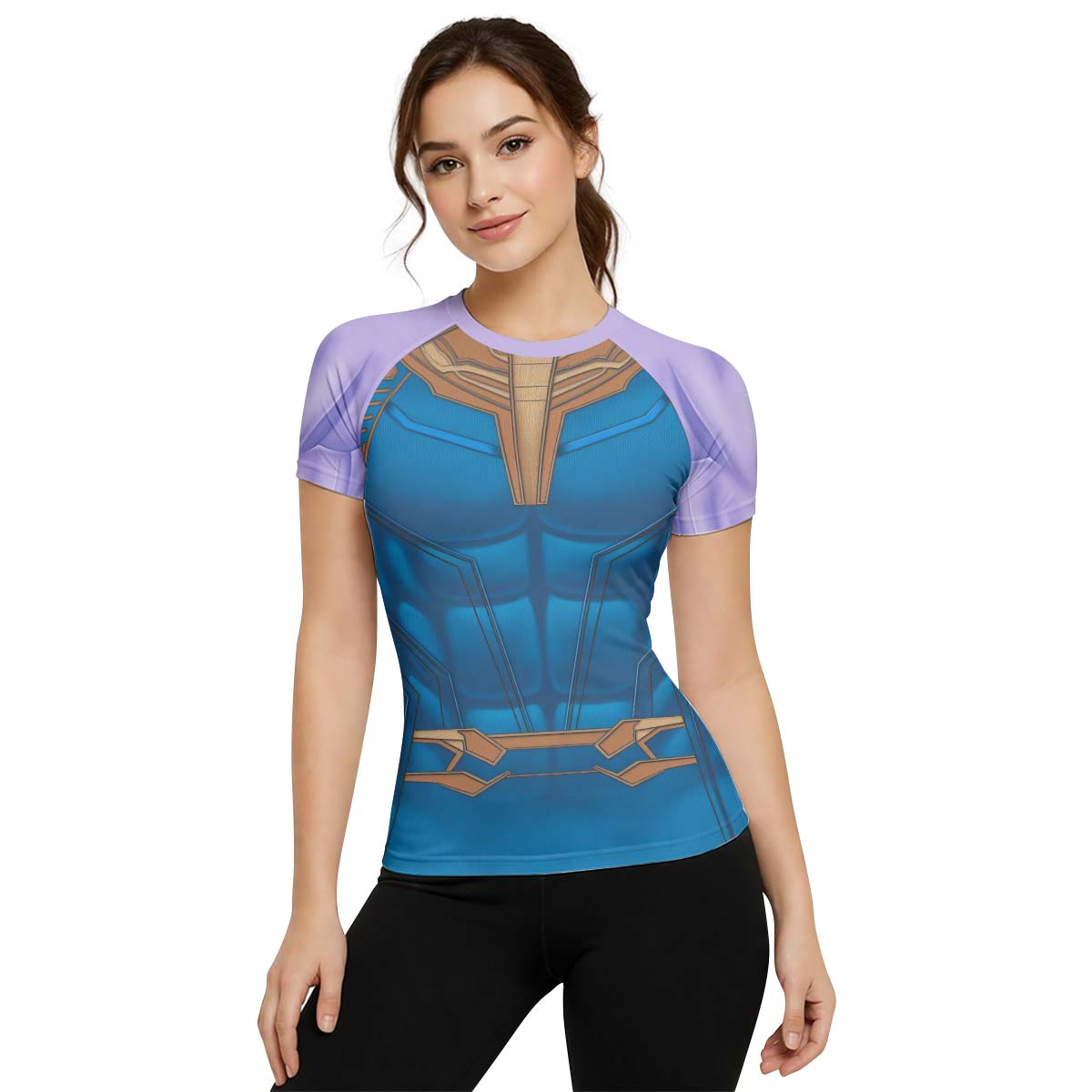 Thanos Cosplay Rash Guard