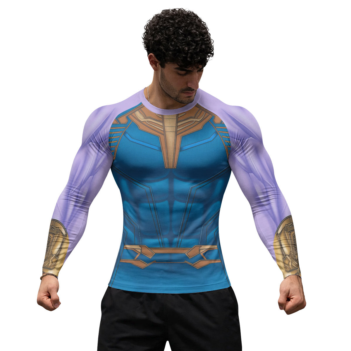 Thanos Cosplay Rash Guard