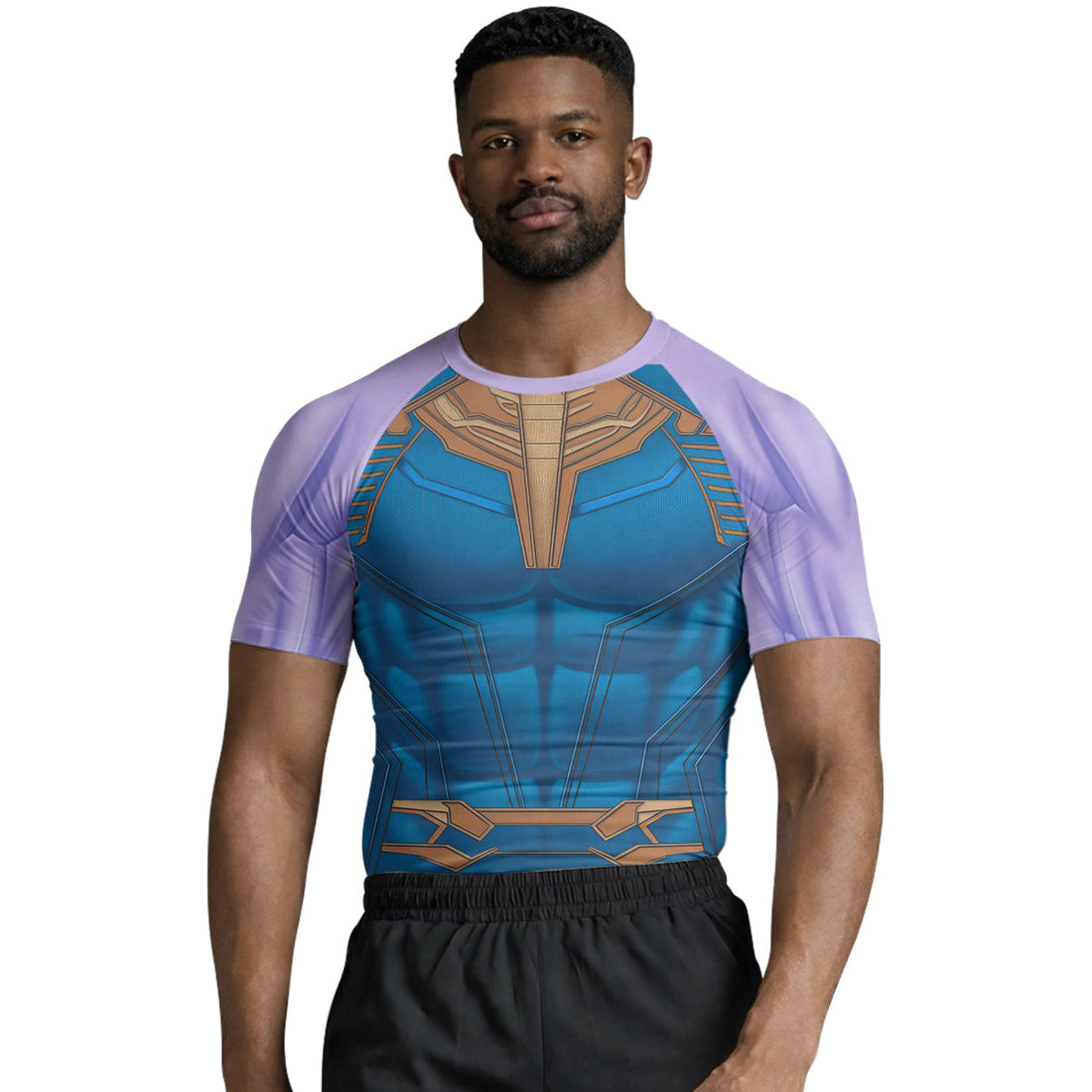 Thanos Cosplay Rash Guard