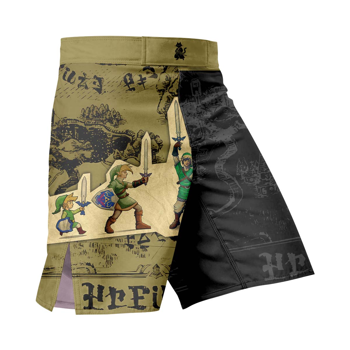  The Legend of Zelda Evolution of Link Fight Shorts