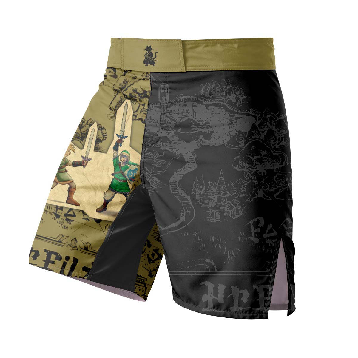  The Legend of Zelda Evolution of Link Fight Shorts