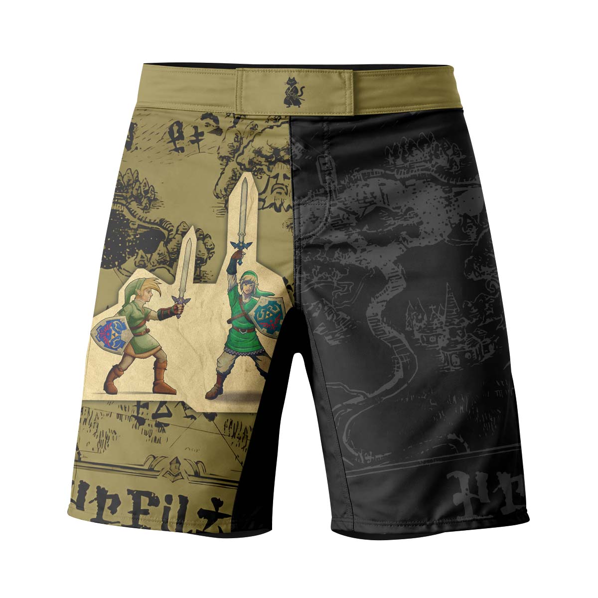  The Legend of Zelda Evolution of Link Fight Shorts