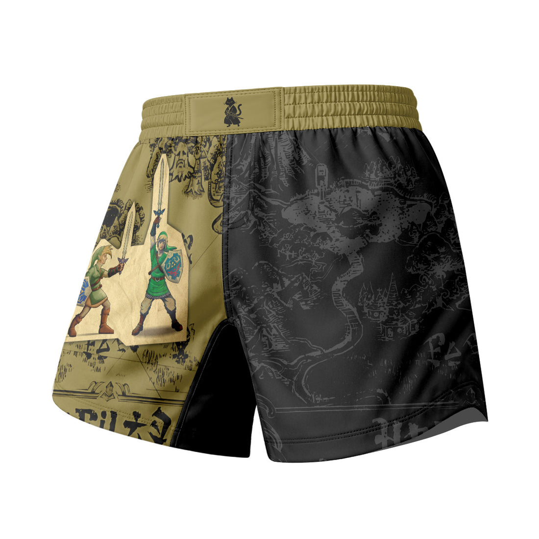  The Legend of Zelda Evolution of Link Grappling Shorts