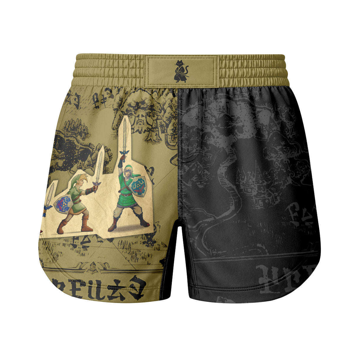  The Legend of Zelda Evolution of Link Grappling Shorts