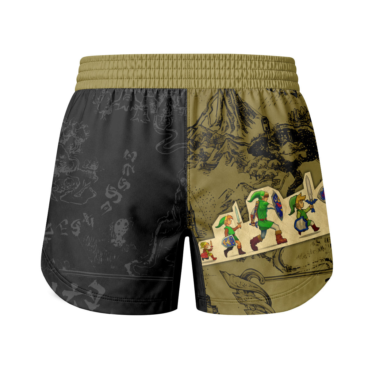  The Legend of Zelda Evolution of Link Grappling Shorts