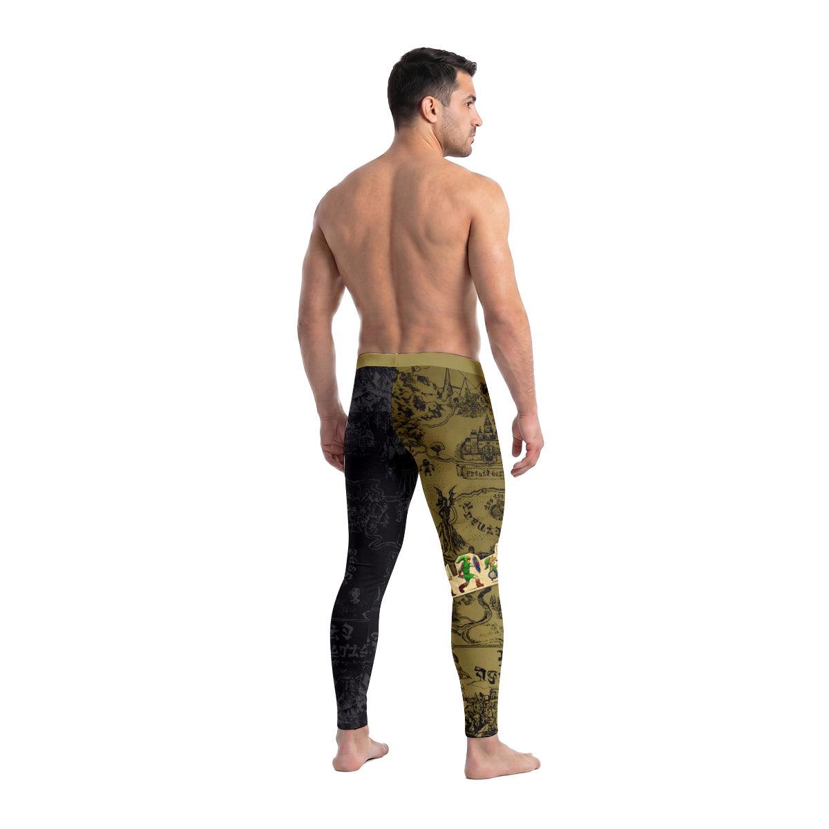  The Legend of Zelda Evolution of Link Men's Compression Leggings