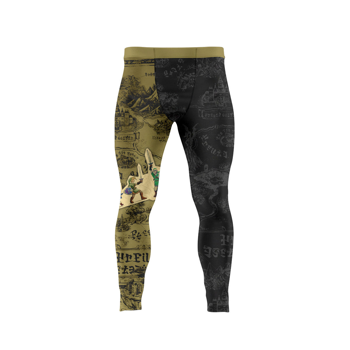  The Legend of Zelda Evolution of Link Men's Compression Leggings